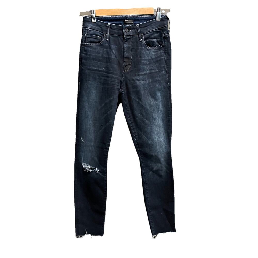 Mother HW Looker Ankle‎ Fray Night Owl Women's Jeans Size 25
